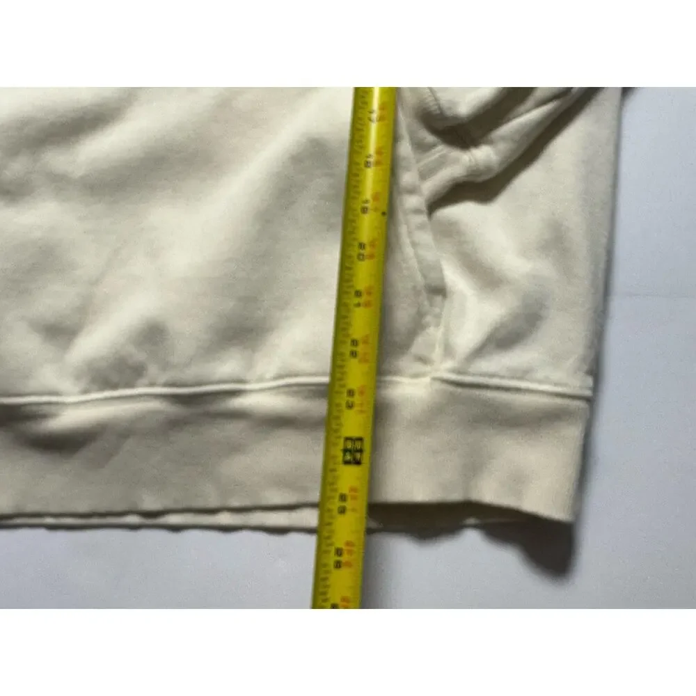 The North Face Beige Logo Graphic Print Pullover Hoodie Men's Size M